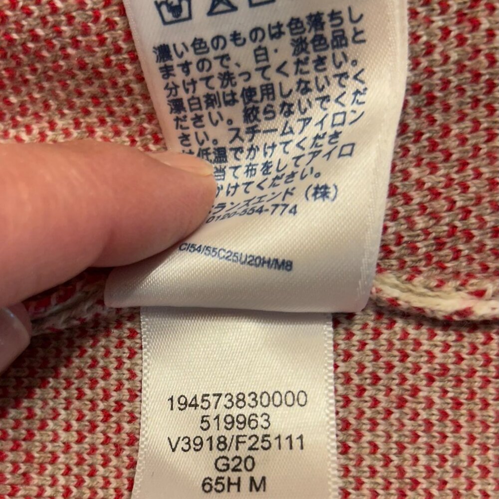 LANDS' END Women's Lofty Coatigan - Birdseye Jacquard - Worn Once - Picture 9 of 12